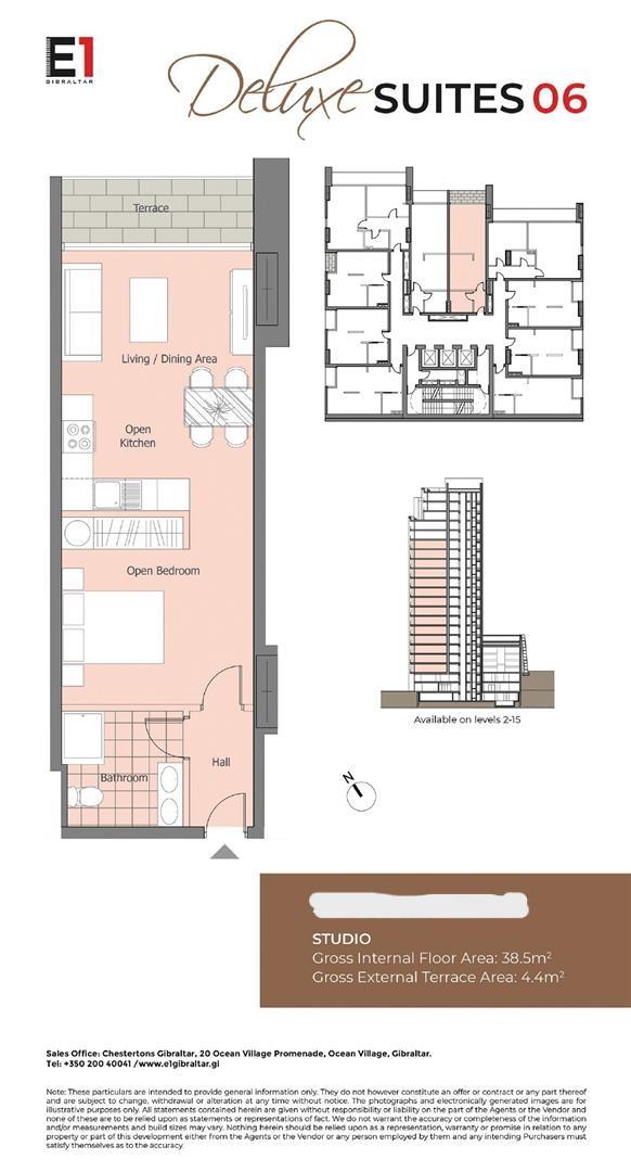Image of Apartment - 1 Bathrooms for Sale in E1-Gibraltar, Image 10